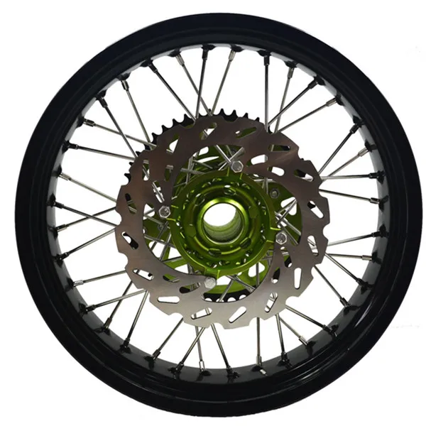 

17*3.5 17*4.5 supermoto aluminum alloy anodized spoke motorcycle wheel sets