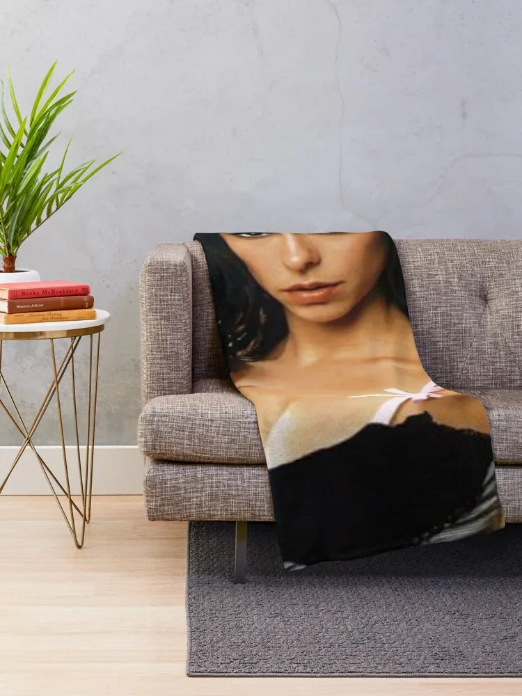 Jennifer Love Hewitt - Poster Throw Blanket Comforter Decoratives Furry for winter Blankets