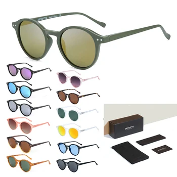 ZENOTTIC Retro Polarized Sunglasses 2026 2025 Men Women Vintage Small Round Frame Sun Glas