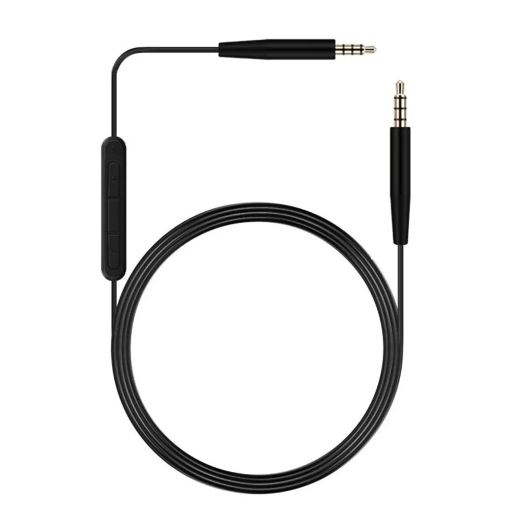 Kopfhörerkabel mit Mikrofon 3,5mm auf 2,5mm Gerader Stecker Kopfhörerkabel 140cm Headset-Ersatz Passend für Bose QC25 35 OE2 – Detail 1