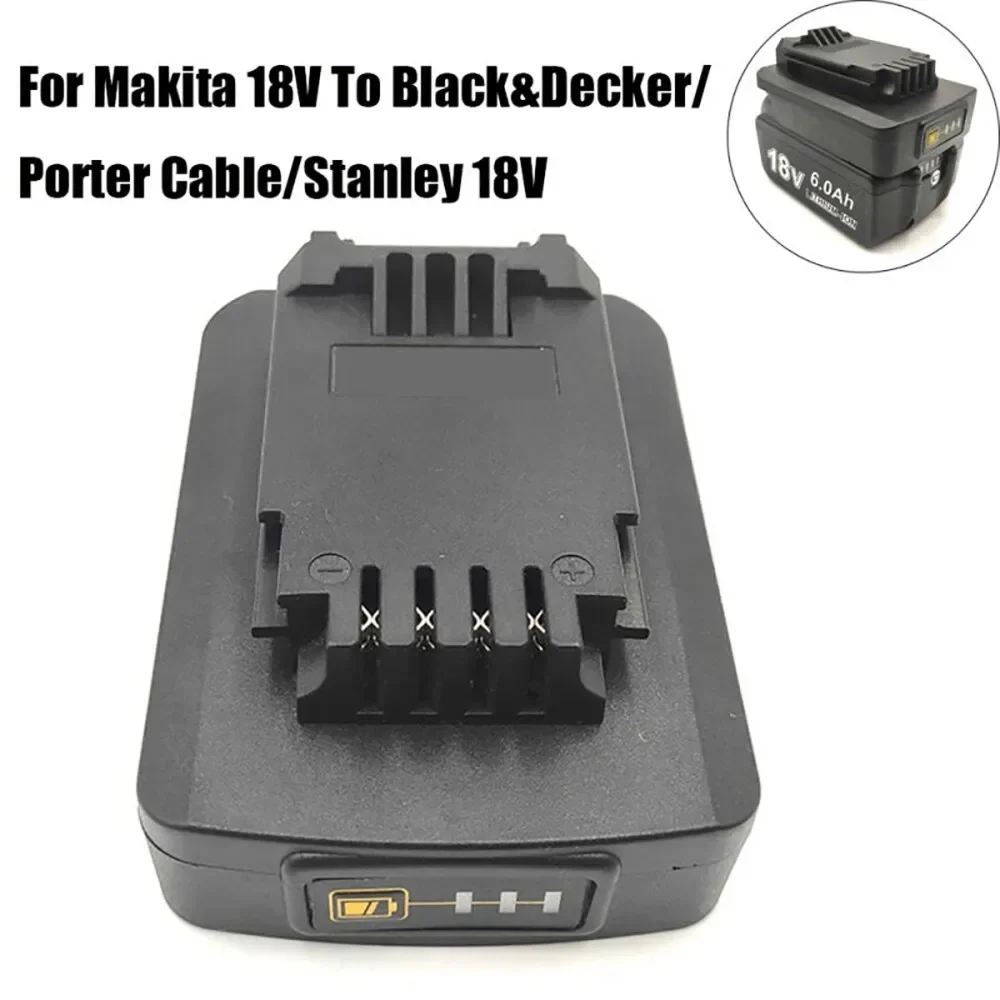

Battery Adapter Converts For 1Makita 18V Slider Lithium Battery To Black&Decker/Porter Cable/Stanly 18V/20V(MAX) Li-ion Battery