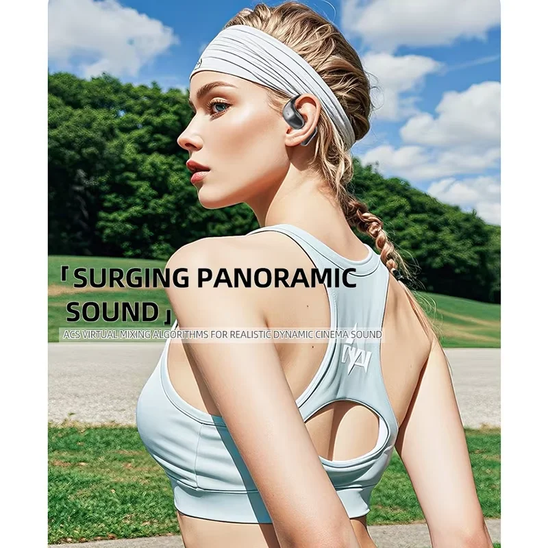 جديد JM20 سماعة لاسلكية تعمل بالبلوتوث UV التعقيم سماعات معلقة الأذن ستيريو ثنائي الترا طويلة المدى بلوتوث 5.0 الترجمة