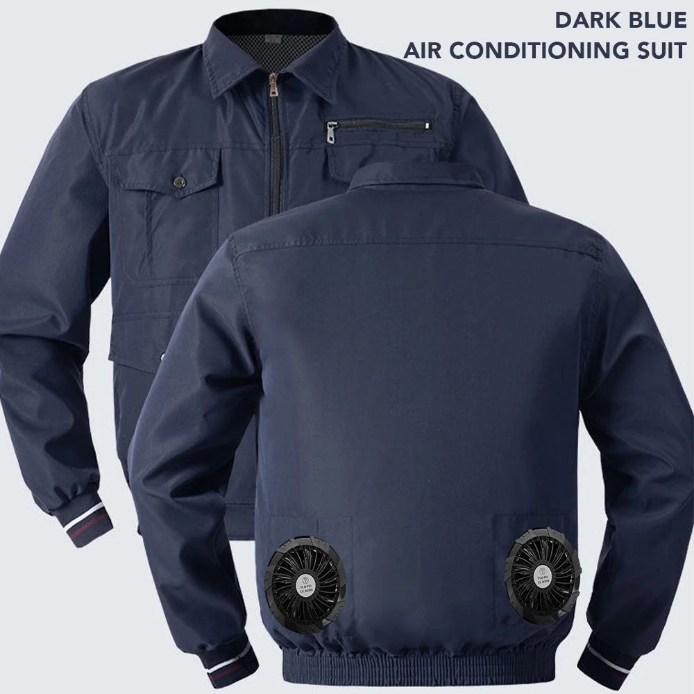 Outdoor Camouflage Workwear Summer Cooling Air Conditioning Clothes Men's Overalls Refrigeration Outdoor Protective Work Clothes