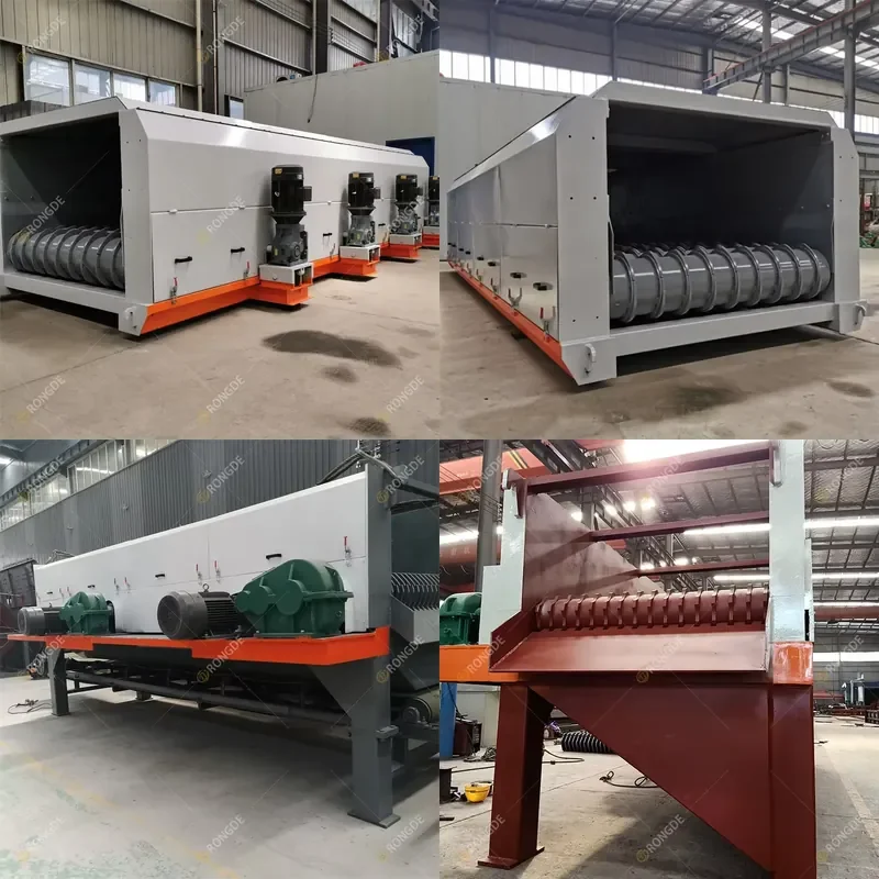 Mud And Stone Separator Stone And Soil Separator Multi-stage Linkage Roller Screen