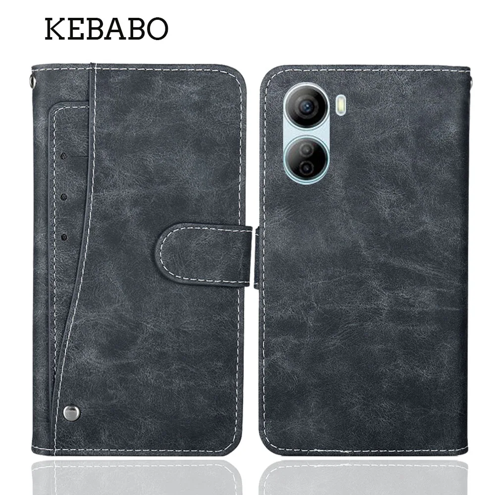 Fashion Leather Wallet For ZTE Libero 5G IV Case 6.6