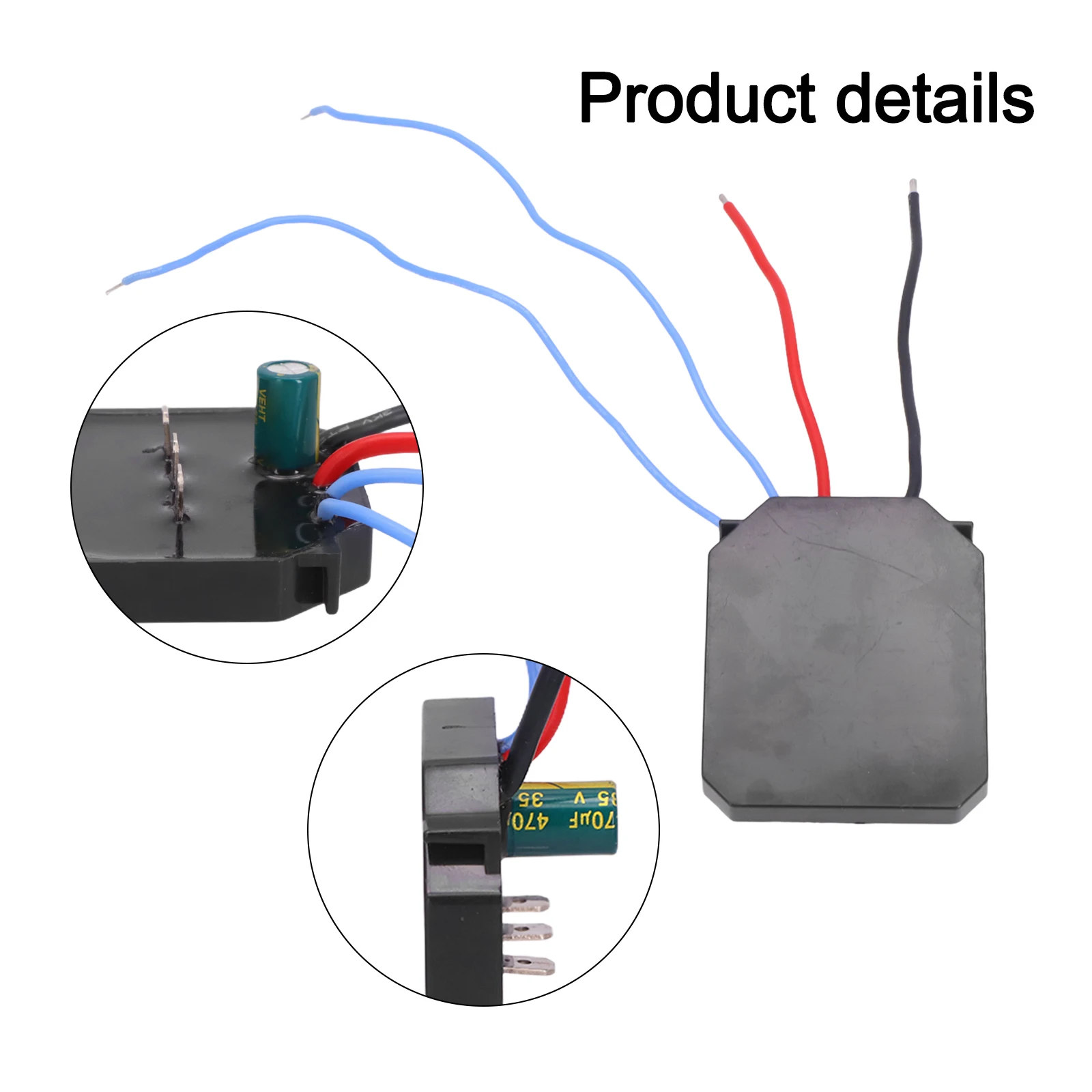 18 24V Control Board Control Board Outdoor Lawn Maintenance Brushless Lawn Mower Parts Control Board Compact Size
