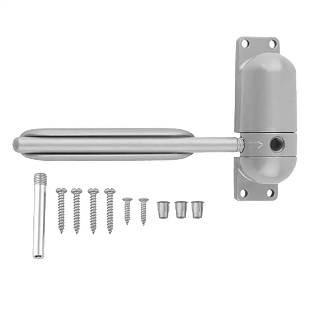 아연 합금 문짝 클로저 자동 조절 문짝 스토퍼 문짝 하드웨어, 회색