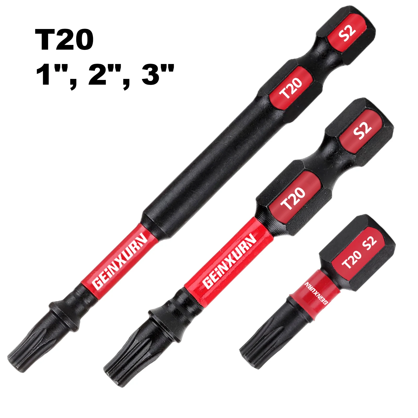 Geinxurn T20 Torx  IMPACT screwdriver bit set, 1\