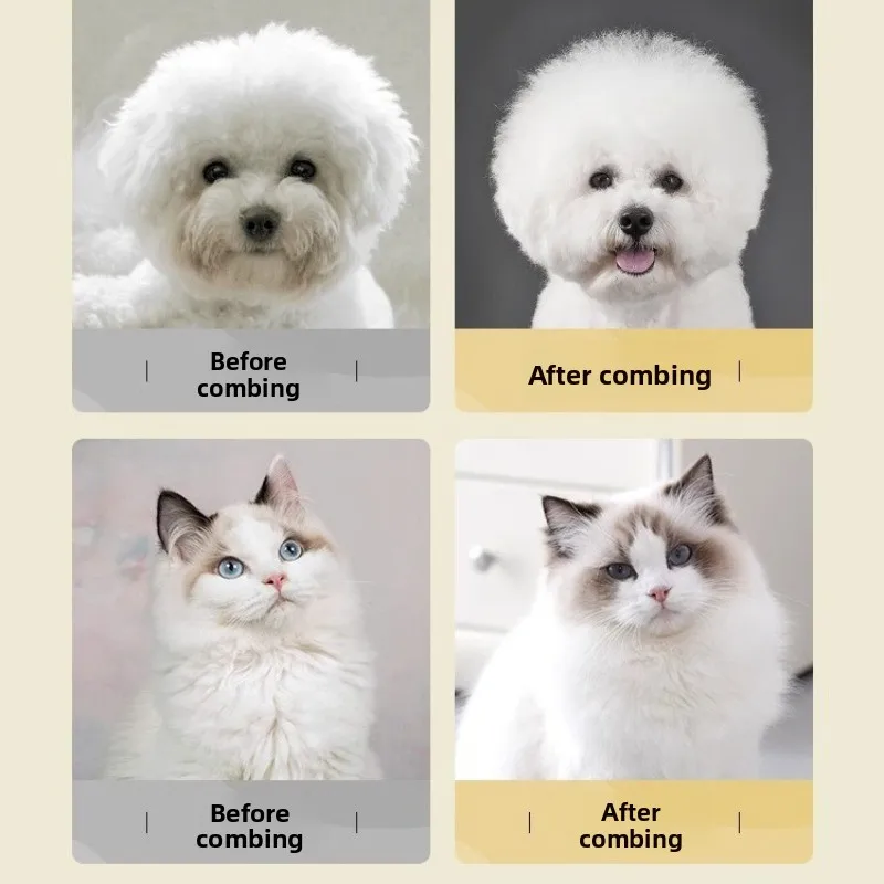 For Dog Hair Cleaning Dedicated Comfortable Handle Brushes Pet Grooming Universal Styling Tool