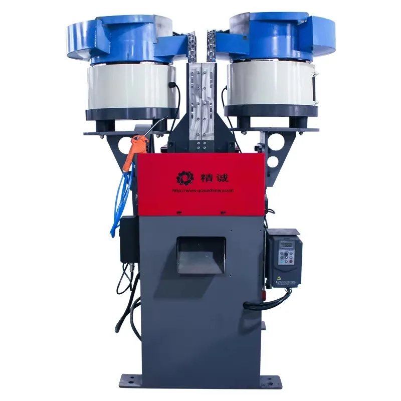 Double Head Auto Eyelet Washer Assembly And Curling Machine