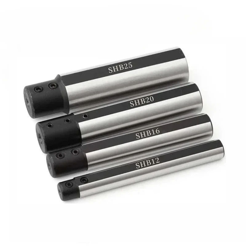 

Small Tungsten Steel Boring Tool Holder SHB12 SHB16 SHB20-2 3 4 5 6 7 Lathe Cutter Sleeve Cutting Small Diameter Holder