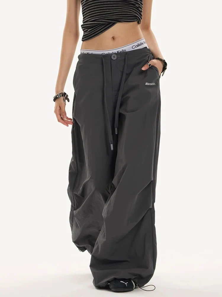 

Спецодежда с глубокими глазами, брюки десантника, мужские повседневные свободные прямые длинные брюки, женские модные летние новые брюки