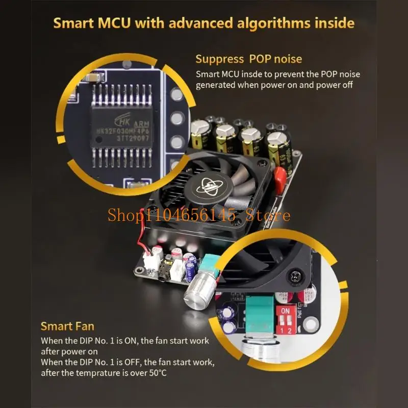 

5asd AP3002 600W Single Channel Digital Power Sound Amplifier Board TPA3255 18-51V Power Amplifier Module for Home Theater