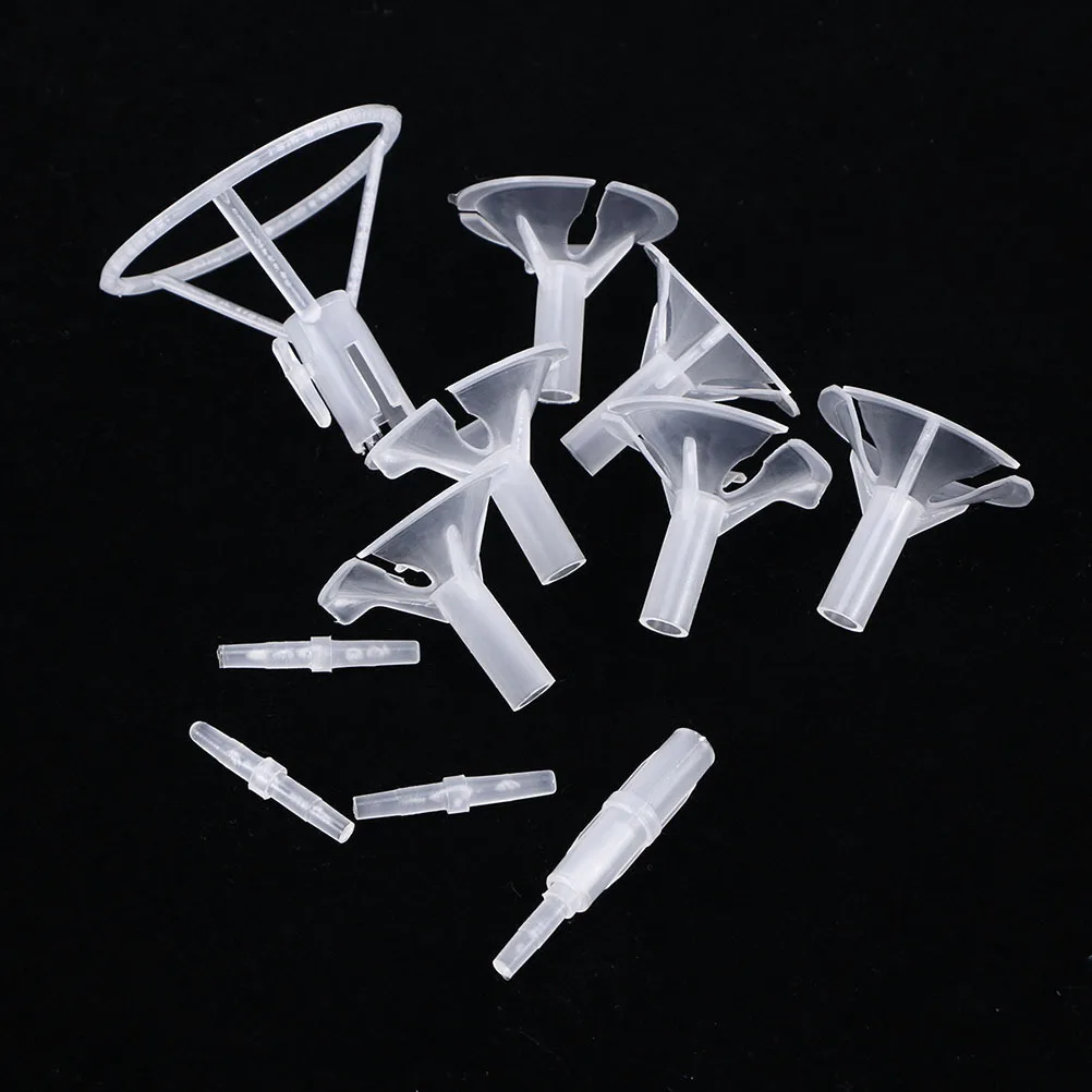 

6pcs Stand Kit Clear Table Balloon Holder 70X17.5Cm Transparent Reusable Balloon Support For Wedding Birthday Party Decoration