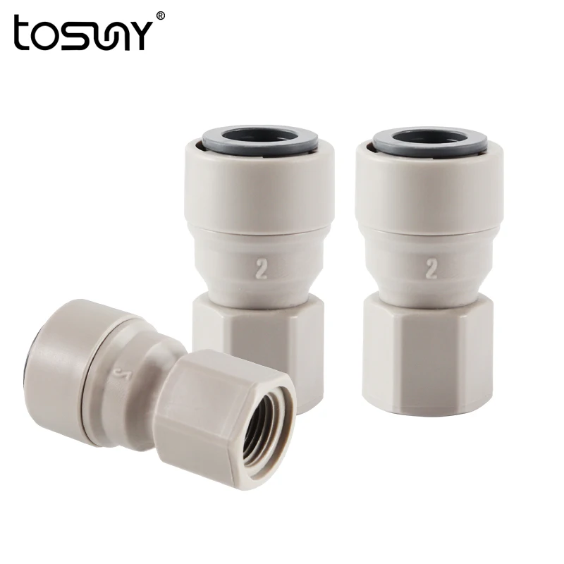 3Pcs/Lot 3/8'' Plastic Quick Connect Pipe Hose Connector Push in Fitting Push-in joint Homebrew Fitting MFL Disconnects