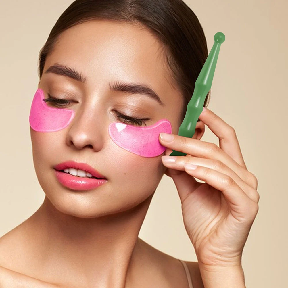 2-delige voetmassagehulpmiddelen Acupressuurpen Gezichtsmassager Schraapstok Acupunctuur