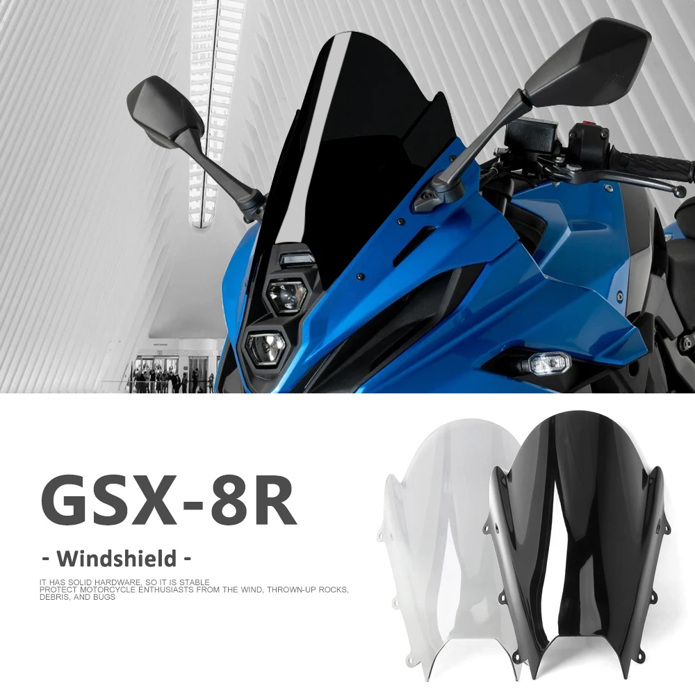 

New Motorcycle Accessories GSX8R Windscreen Windshield Wind Shield Screen Protector For Suzuki GSX-8R GSX8R GSX 8R 2024 2025