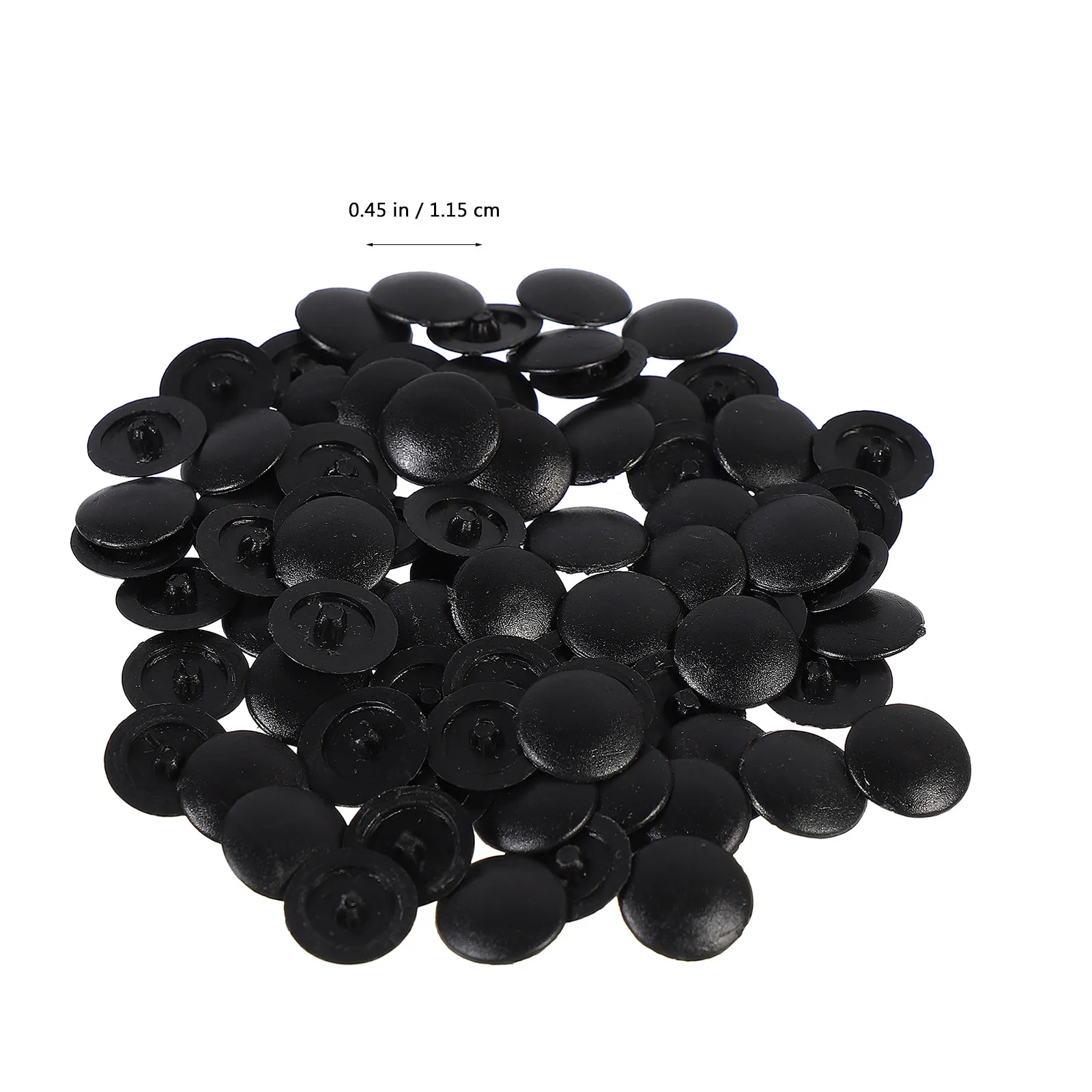 500Pcs Screw Decor Cover Premium Plastic Hole Plug for Furniture Shelf Adjustment Holes Cabinet Closet Bookcase Bathroom Shoe