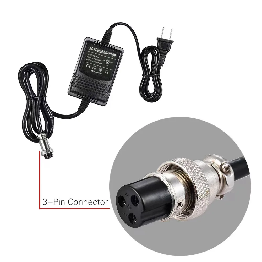 Mixer Power Adapter CT Series F4F7 Power Cord MG Mixer Universal Three-pin Transformer 3-pin