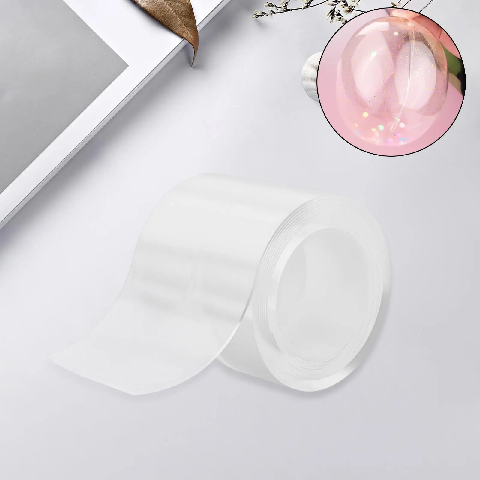 เทปกาวติดผนังนาโนเทปโปสเตอร์ตลกสำหรับของเล่นเพื่อการศึกษาฝึกประสาทสัมผัสลูกบอลแฮนด์เมดสำหรับเด็กผู้ใหญ่ตกแต่งห้องน้ำบ้าน