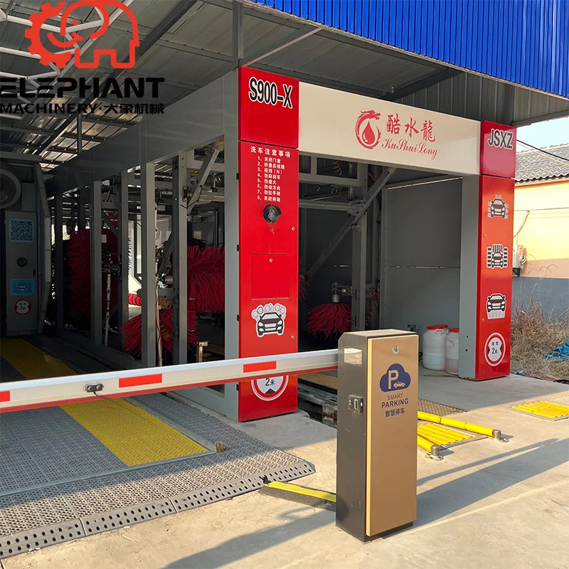 Fully Automatic Car Wash Tunnel Machine with air Dryer for Gas Station Car Wash Equipment 9 Brushes