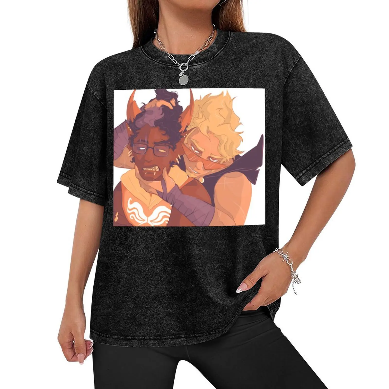 EriDirk Eridan Ampora Dirk Strider UltDirk Homestuck GrumpyGills T-Shirt plain plus size tops t shirts for men cotton