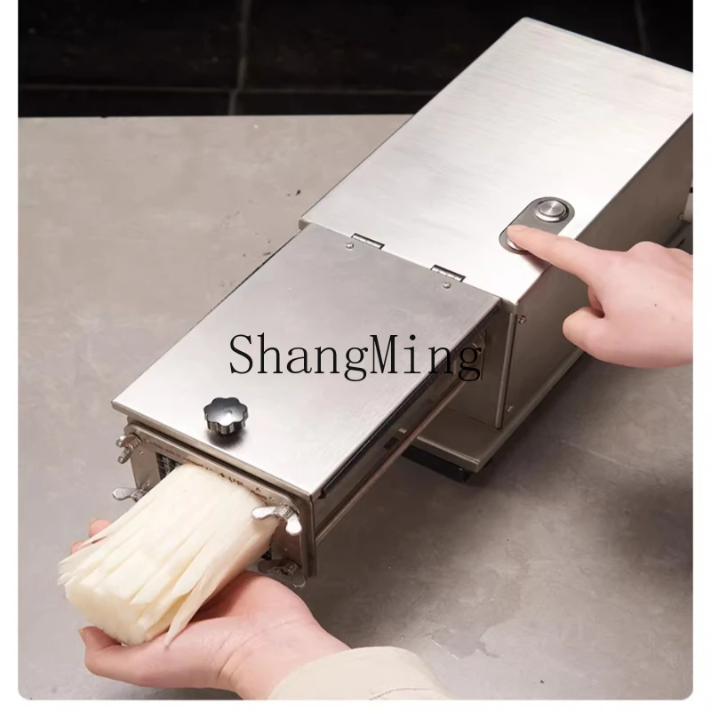 

Промышленная электрическая машина ZYY для нарезки картофеля фри, огурцов, таро, моркови, корня лотоса с большой силой привода