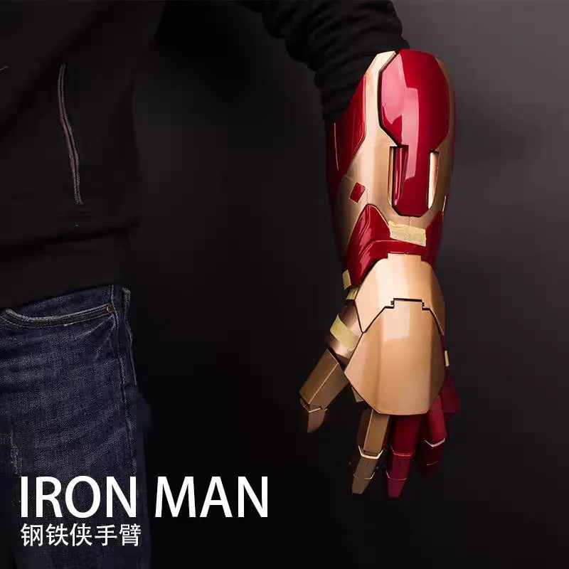 

Iron Man'S Left And Right Hand Armor Wearable Arms, Mk42 Gloves Cos Model Toys Figurines And Peripherals