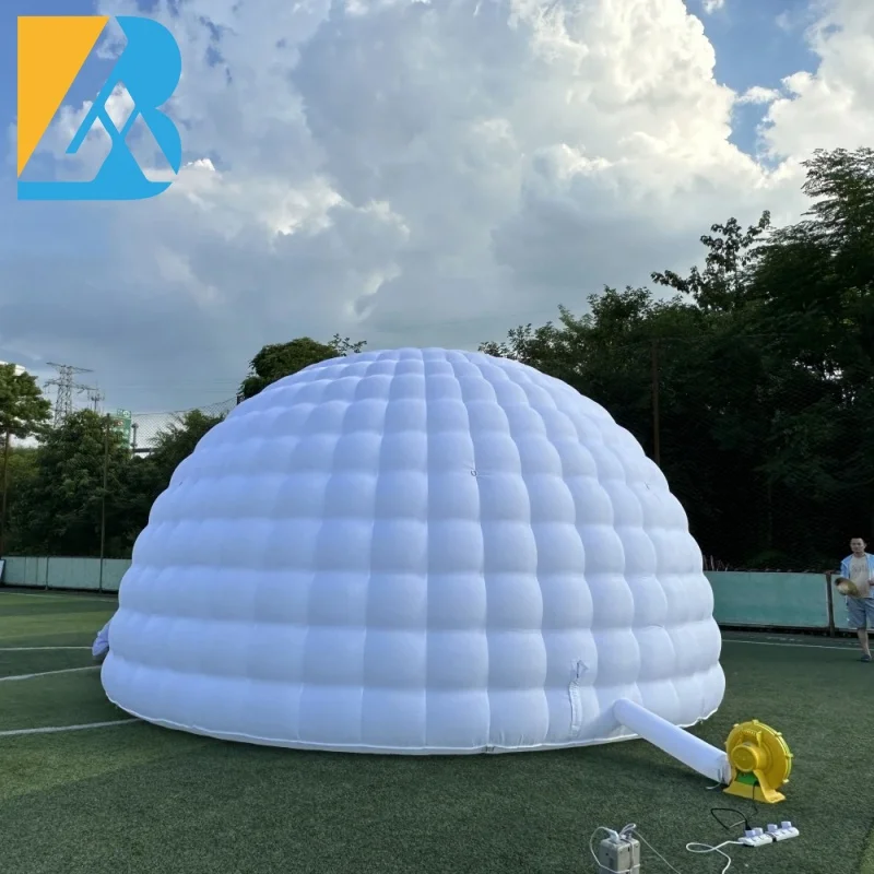 Cúpula inflable blanca construida personalizada para fiesta, tienda de campaña, cúpula inflable gigante, juguetes a la venta