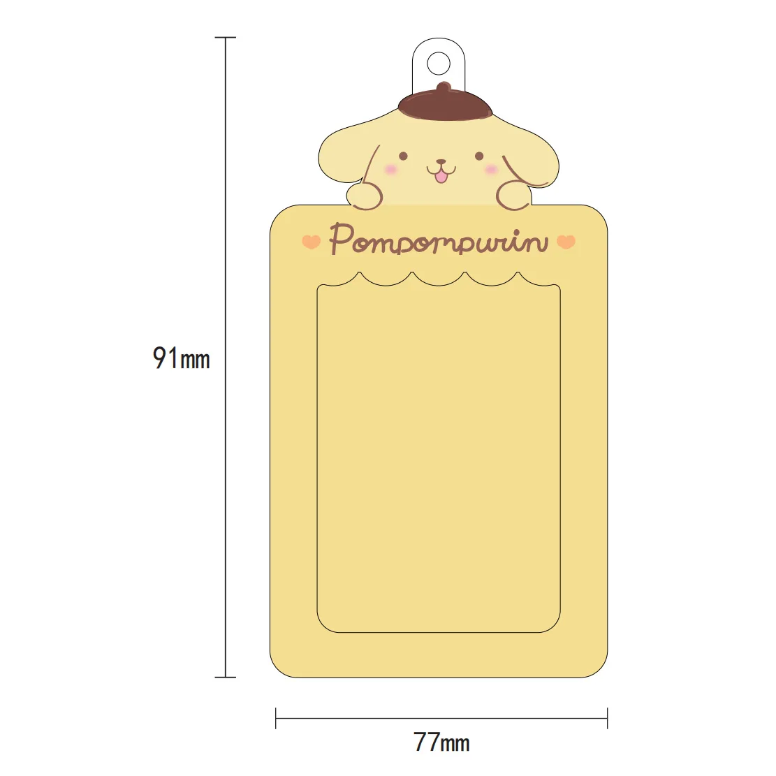 Kawaii Sanrio Card Holder Kpop Style Hello Kitty Cinnamoroll Kuromi My Melody Photo Card Keychain Bag Pendant Student Gift image 4