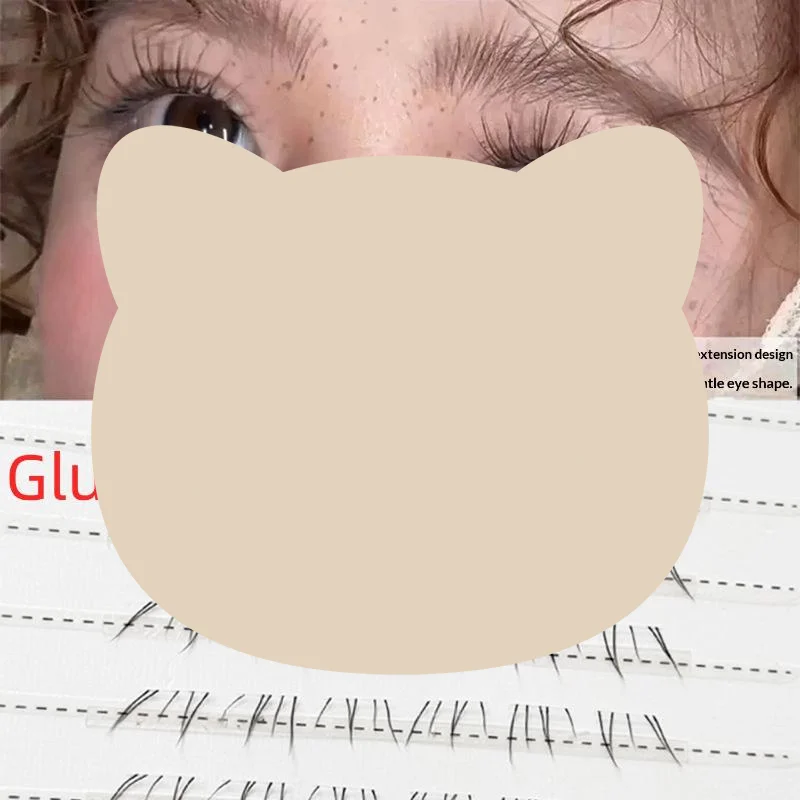 1 Set Self Adhesive Natural False Eyelash No Glue Need Bottom Lash Comic Lower Lash Extension Cluster Eye Makeup Tool Supply