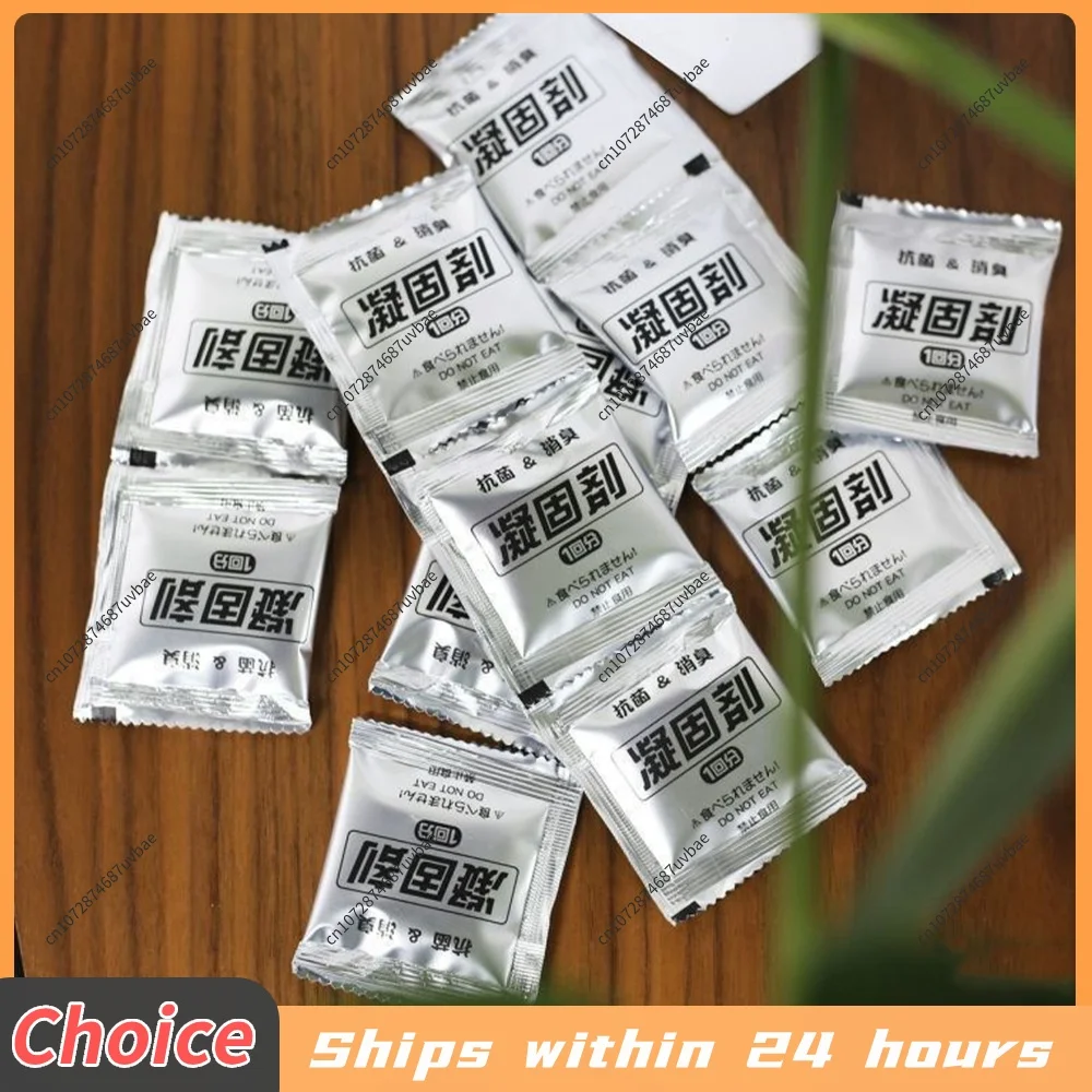12-48pcs Portable Toilet Liquid Solidifier Safe Formula Emergency Camping Toilet Gel Powder for Outdoor Disaster Preparedness RV