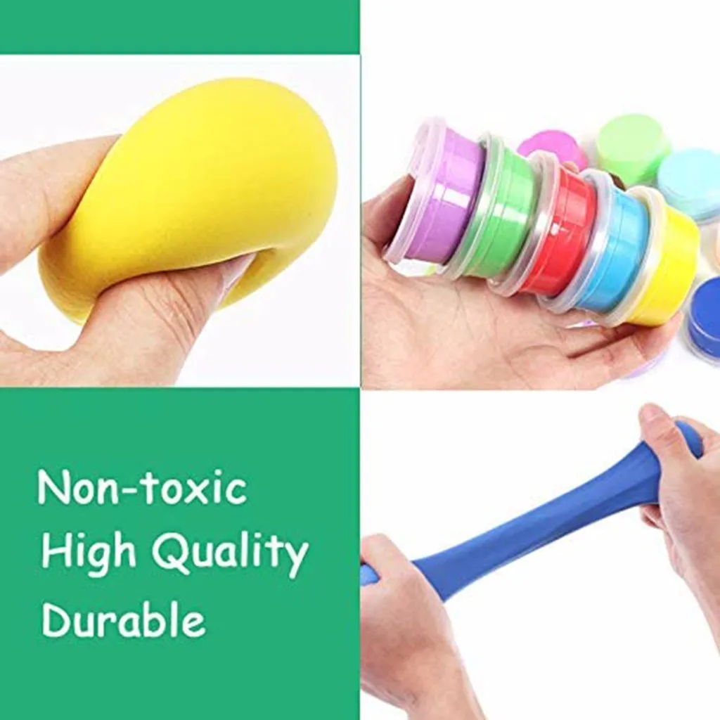 مجموعة طين تشكيل مكونة من 24 لونًا للأطفال غير سامة، لعبة فنية حرفية للأطفال في الفصول الدراسية المدرسية، هدية للحفلات