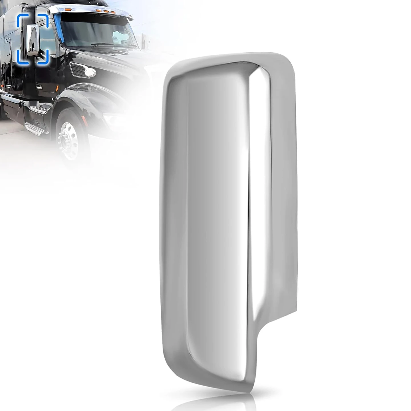 

SHAWHO AUTO Replacement Door Mirror Covers Compatible With Peterbilt 567 Peterbilt 579 Peterbilt 587 Mirrors Covers (Right Side)