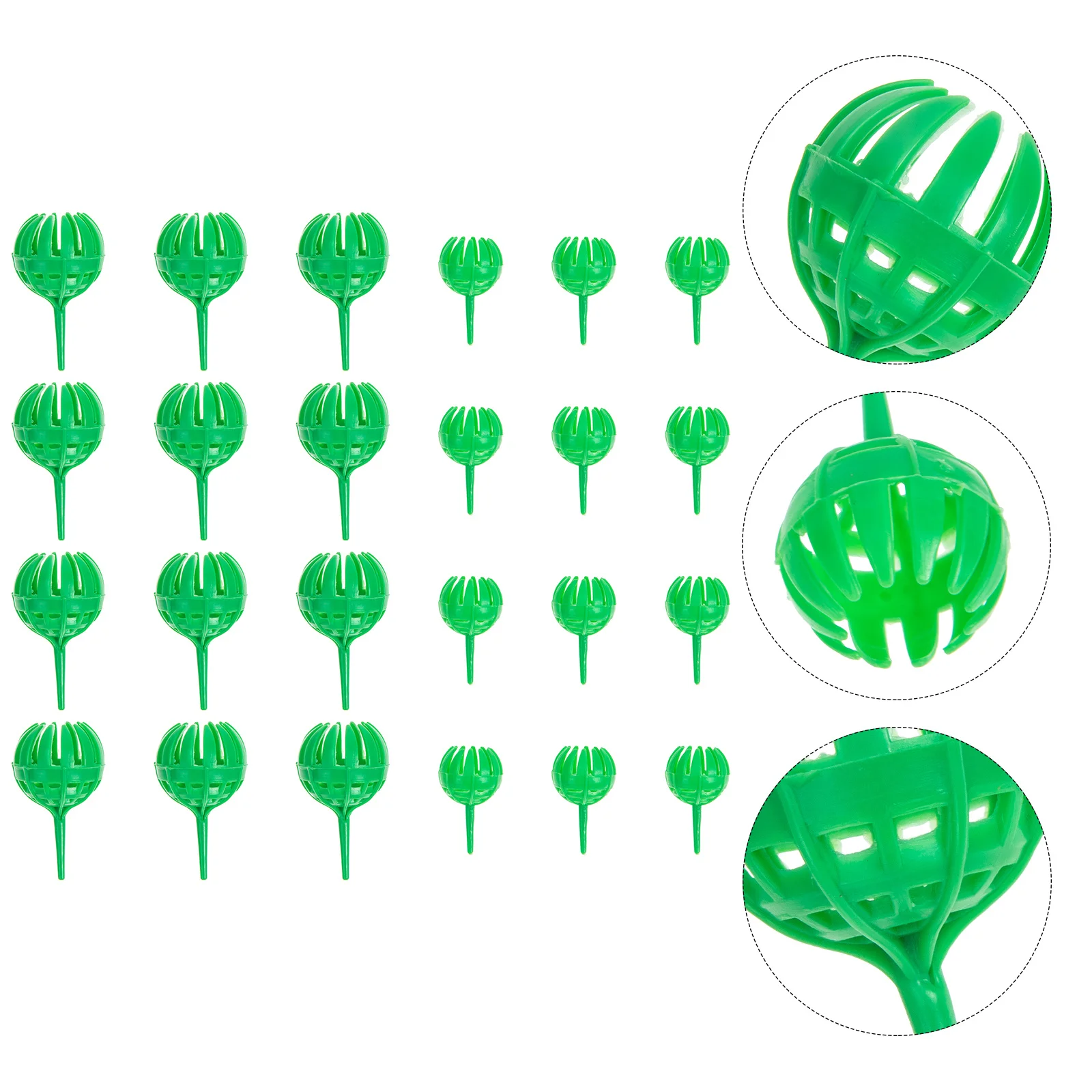 30Pcs Plastic Fertilizer Box for Garden Slow Release Fertilization Holder Reusable Gardening Accessory for Plant Care