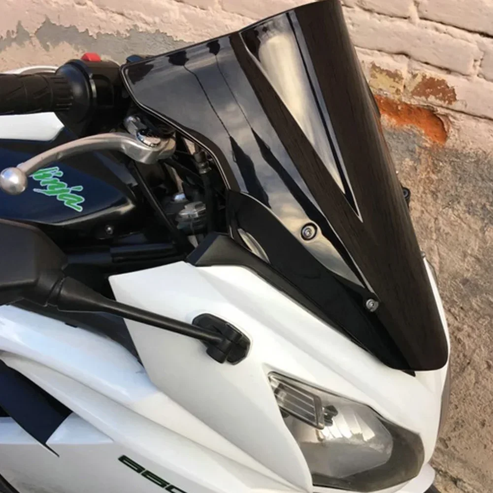 Motorcycle For Kawasaki NINJA 650 ER6F EX650R Double Bubble Windshield Deflector Protector Wind Screen 2012-2016 ER-6F EX 650R