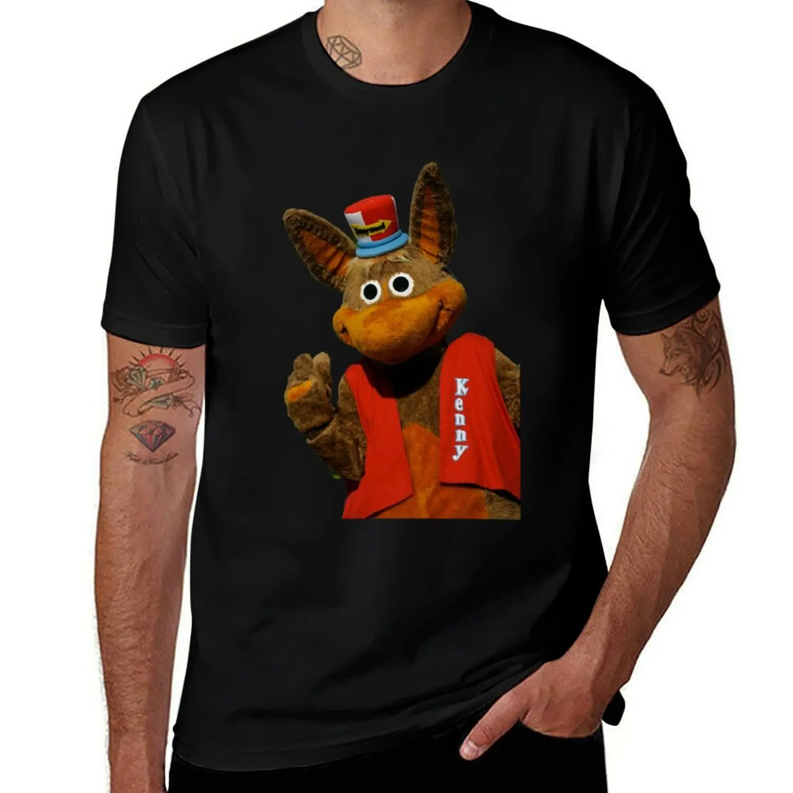 Lovers Kangaroo Gift For Idea Kennywood Kenny kennywood T-Shirt Basic Casual Wear Short Sleeve Top