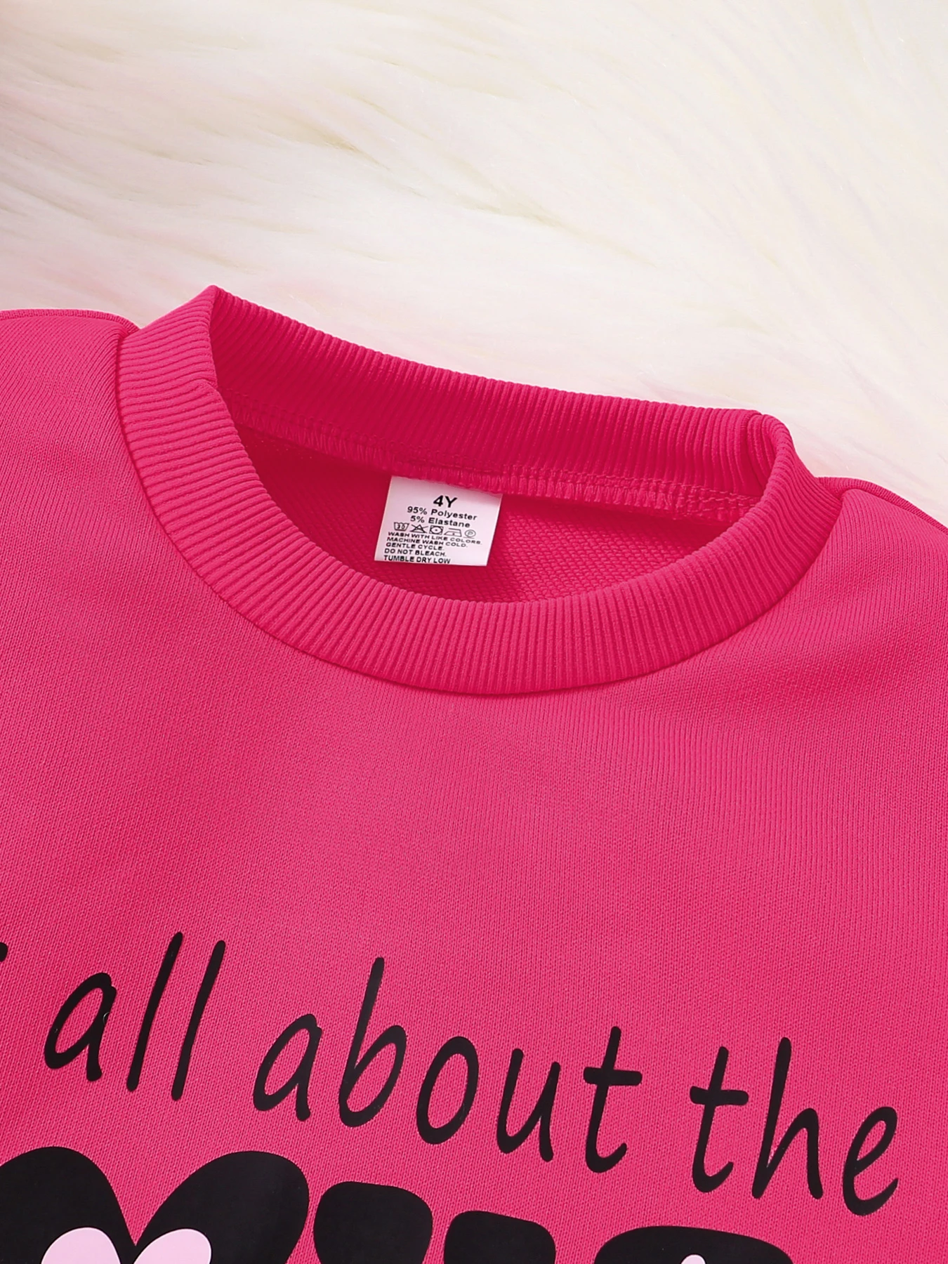 طقم بناطيل ضيقة زرقاء ورقبة مستديرة محبوكة للأطفال ، ملابس بنات ، وردي ، موضة الخريف ، 2 *