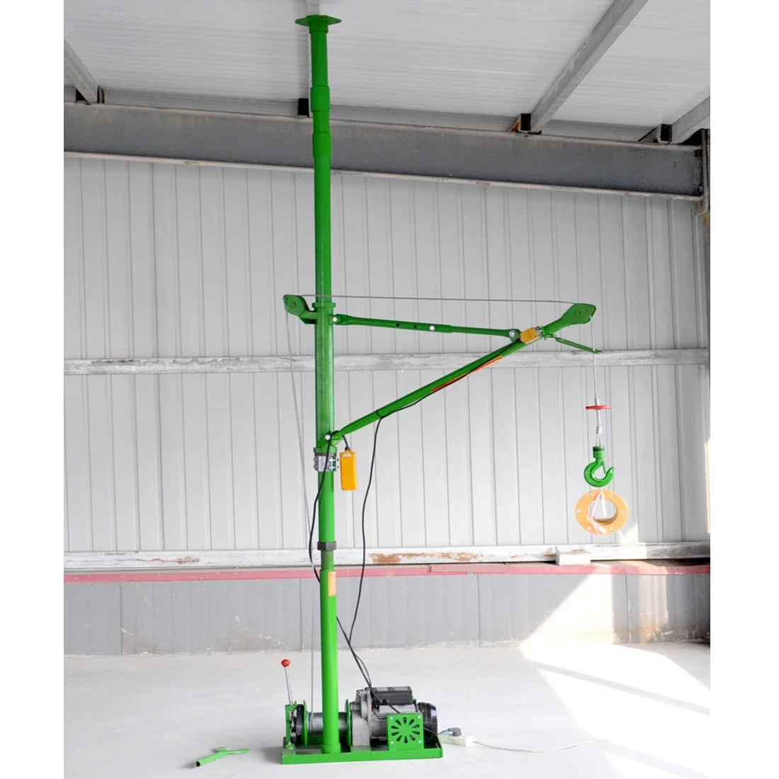 Small Hoist Crane Household Electric 220v Interior Decoration Lifting Crane Is Easy