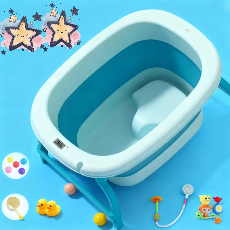 

Складное детское ведро для ванны от 0 до 10 лет, большая бытовая ванна для всего тела