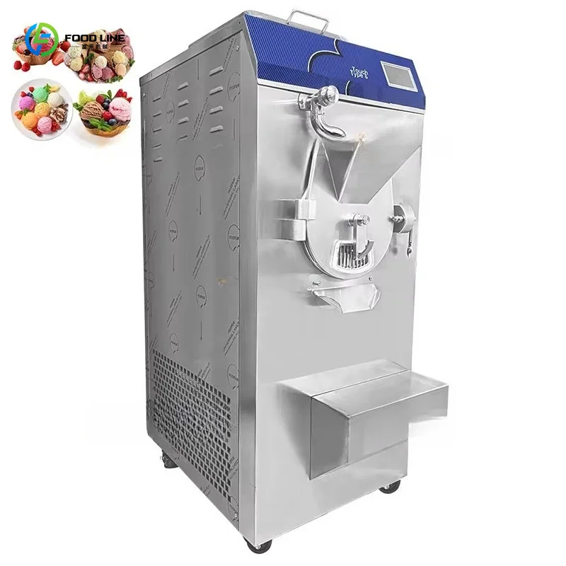 Customized Italian Ice Cream Pasteurization Combination Machine Hard Ice Cream Batch Freezer