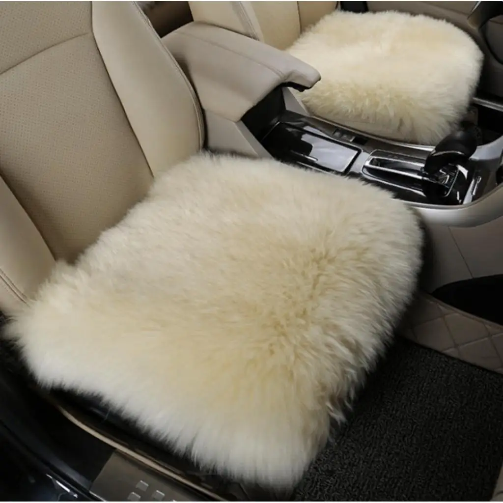 Square Shag Area Rug Car Seat Pad Cushion Floor Mat Bedroom Carpet S/L