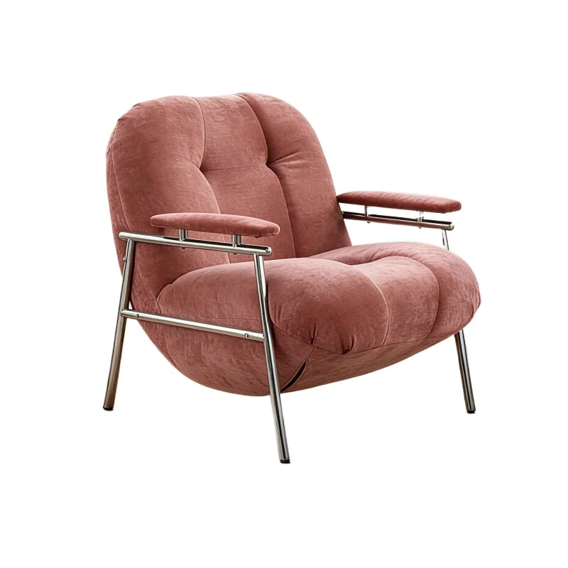 

Кресло-софа в винтажном стиле Баухаус для гостиной, из ткани шенилл, для дома.