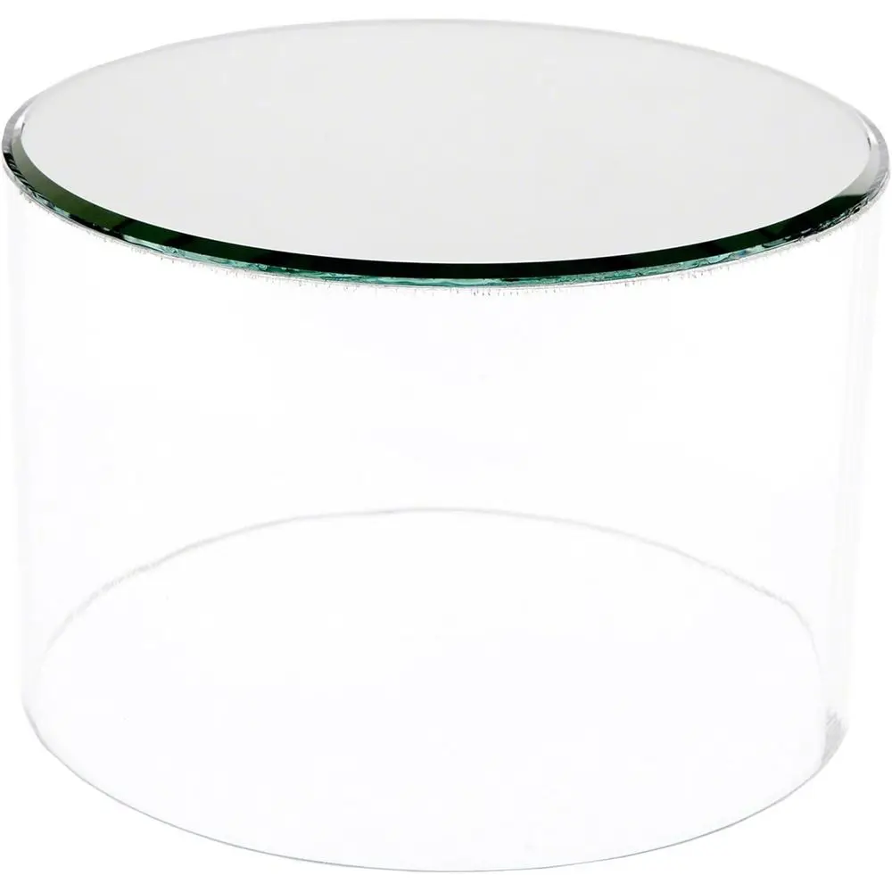 

Acrylic Display Stand with Mirrored Top, 2 Tall x 6 Diameter, Set of 2