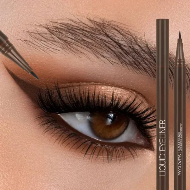 Black Eyeliner Quick Drying Easy To Color Ultra-fine Liquid Eyeliner Pen Waterproof Long Lasting Not Bloom Beauty Eyes Makeup