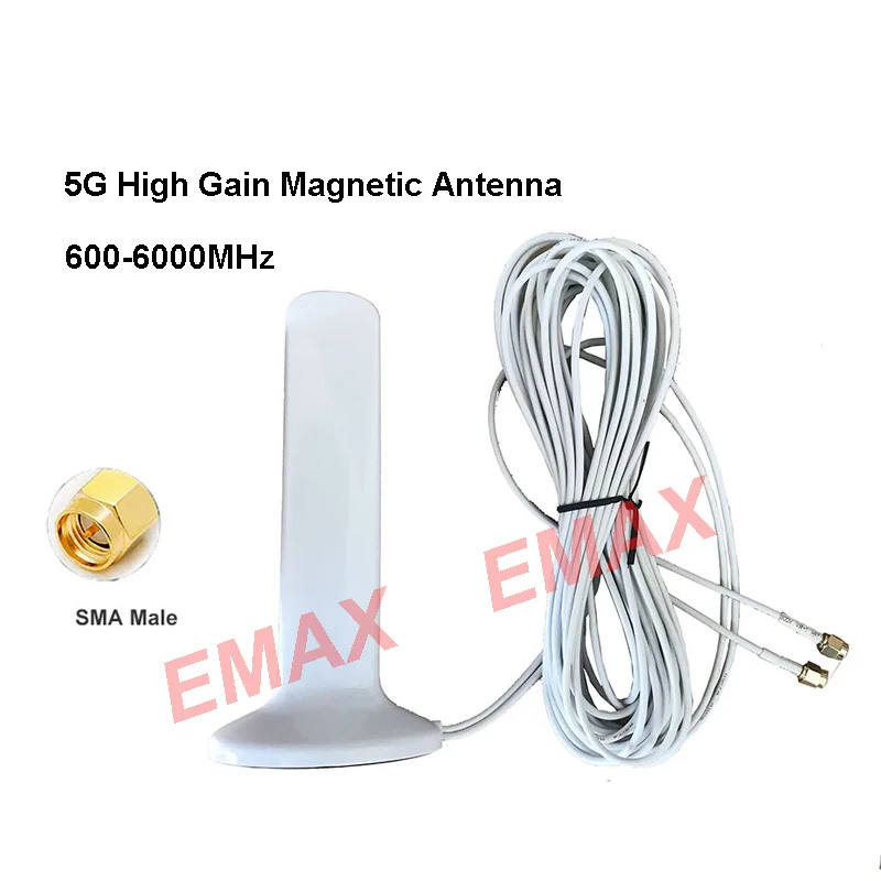 navio livre 5g omni direcional antena de alto ganho sma interface macho 6006000mhz para huawei 5g cpe 4g roteador 2pro antena externa 01