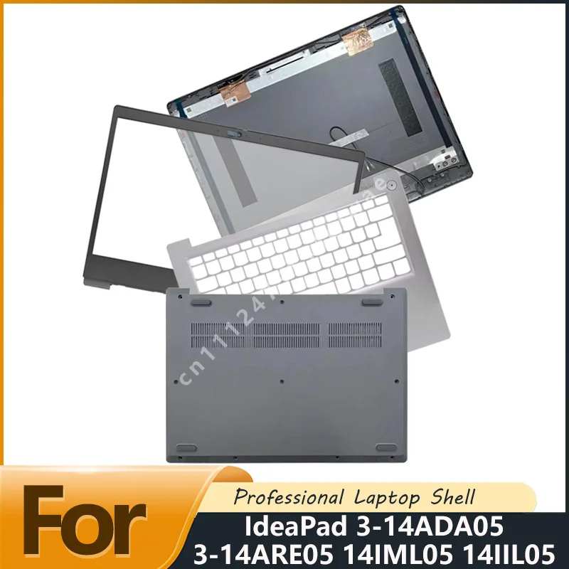 New  Laptop Screen Back Cover Screen Bezel Palmrest Bottom Replacement For IdeaPad 3 14ADA05 14ARE05 14IML05 14IIL05