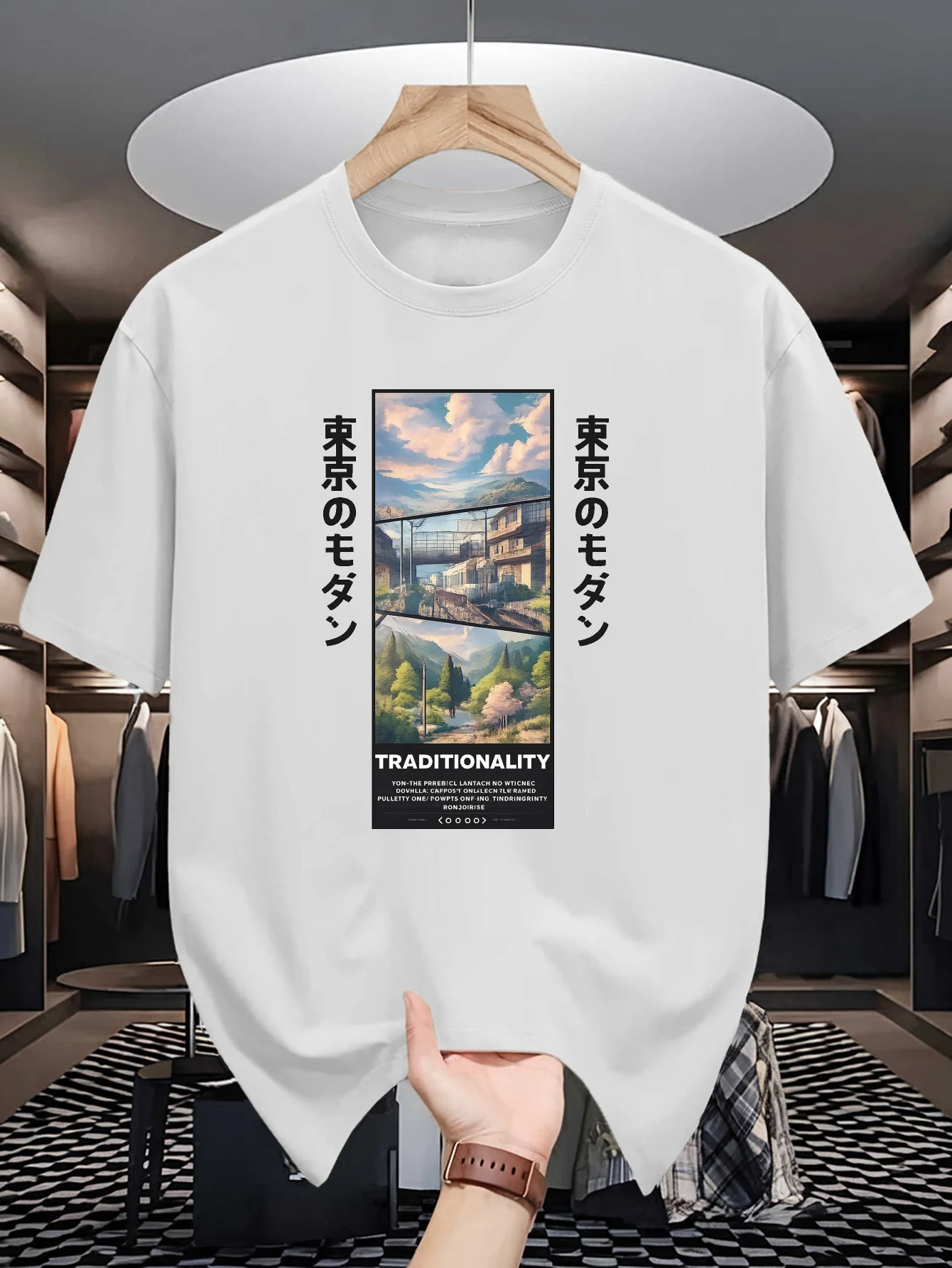 Men Soft Cotton Tee Tokyo Japa - Street Fashion Tokyo review and price