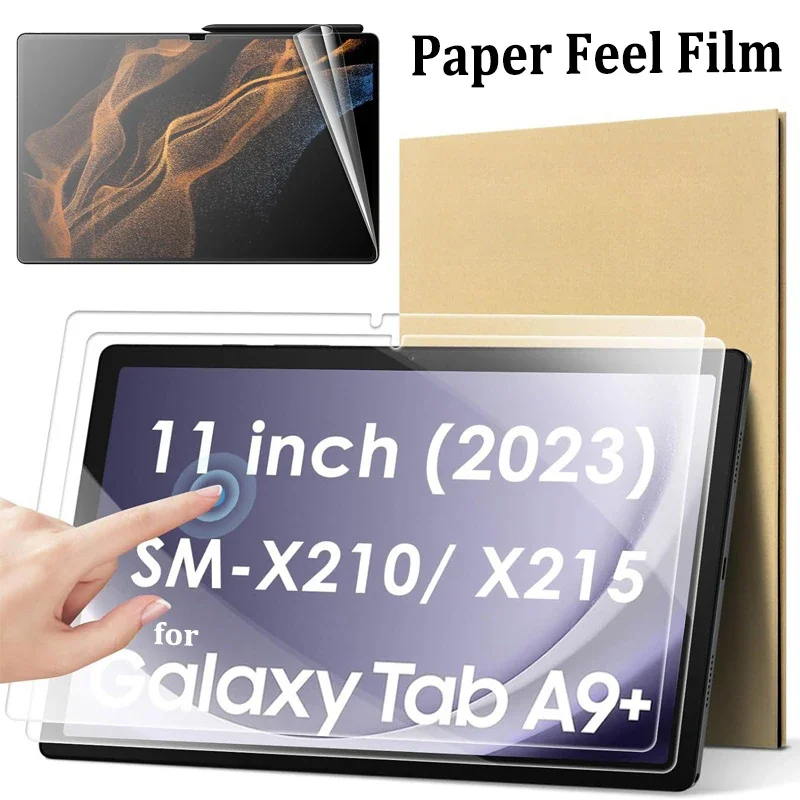 For Samsung Galaxy Tab A9/A9 Plus SM-X210 X215 11in Paper Feel Screen Protector Tablet A9+ Anti-scatch Matte Protective Film