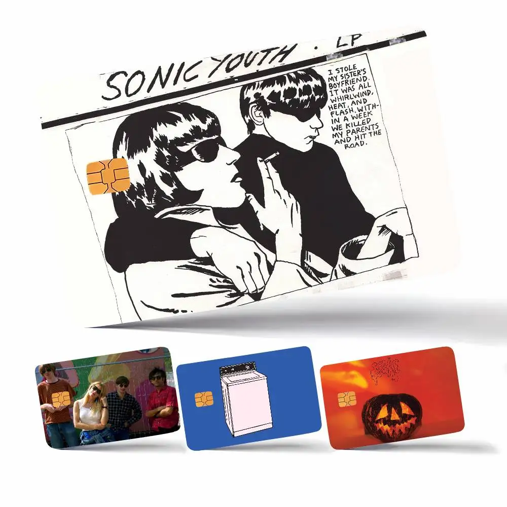 Singer S-sonics Y-youths  Card Stickers Decorative Waterproof Film Skin Cover Credit Debit Front  Bank Bus Pass
